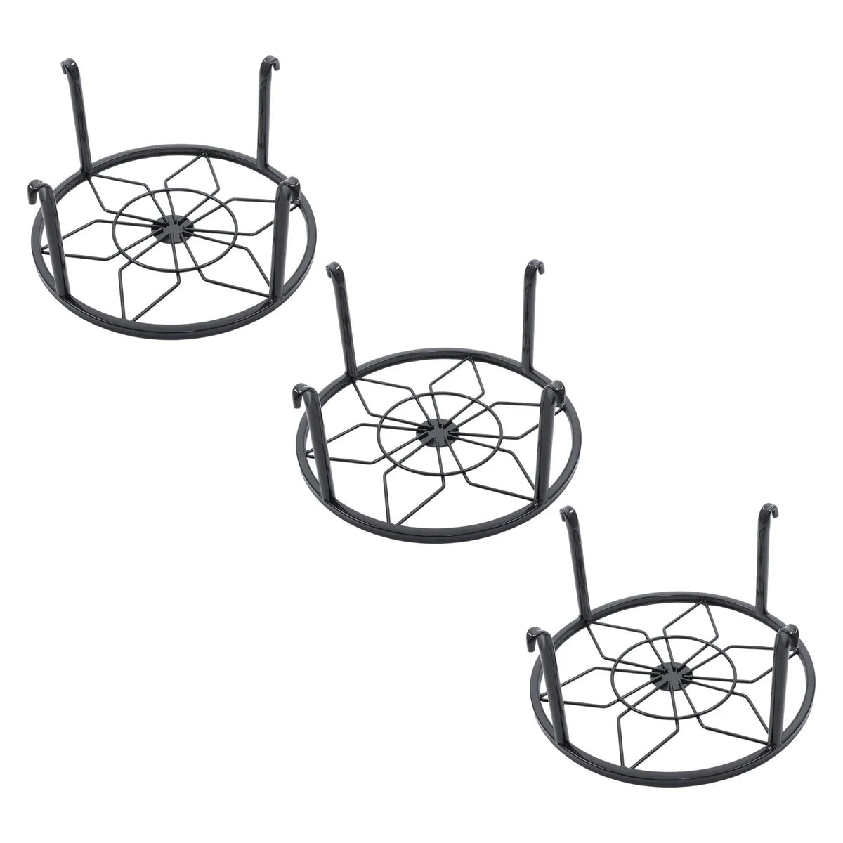 Set of 3 Heavy Duty Plant Stands for Flower Pots 9"