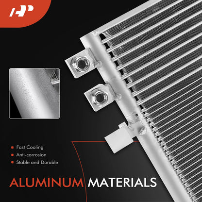 A-Premium A/C Condenser Set for Cadillac Camaro (2016–2024) 22966151, 23452331, 4224