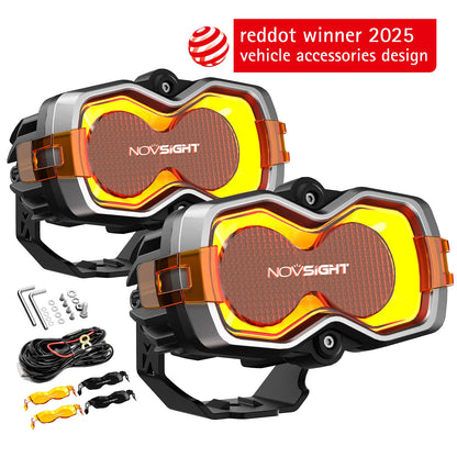 2X LED Work Pods for Off-Road ATV SUV UTV (NOVA500WL82ALL)