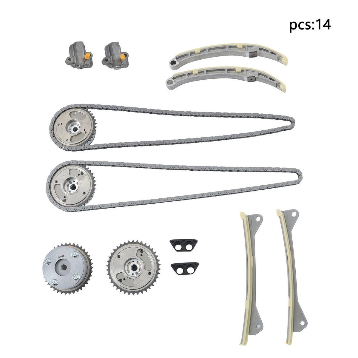 Timing Chain Kit for Hyundai Sorento Azera Santa Fe Palisade (2011–2023) - BCK97955K, 24350-3CGA1, 24820-3CGA3