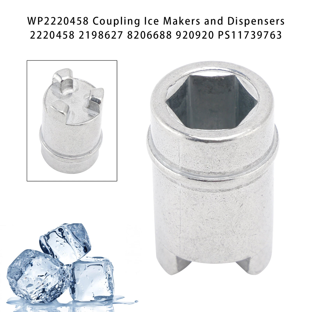 Coupling for Ice Makers and Dispensers WP2220458, 2220458