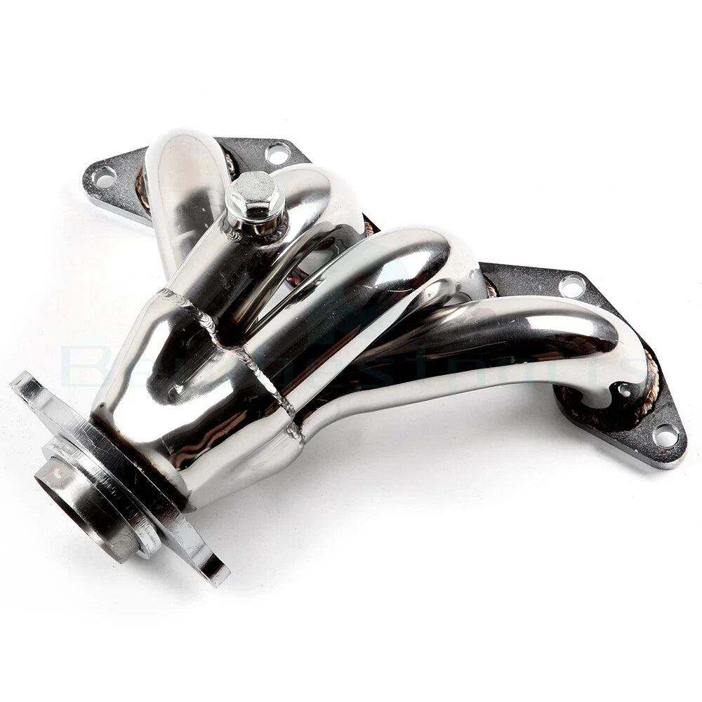 Polished Stainless Steel Racing Manifold Header Exhaust for Honda Civic EX (2001–2005)