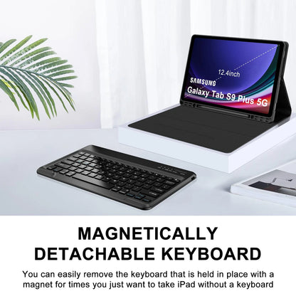 Keyboard Case for Samsung Galaxy Tab S9 Plus 12.4''/S9 FE+ 5G