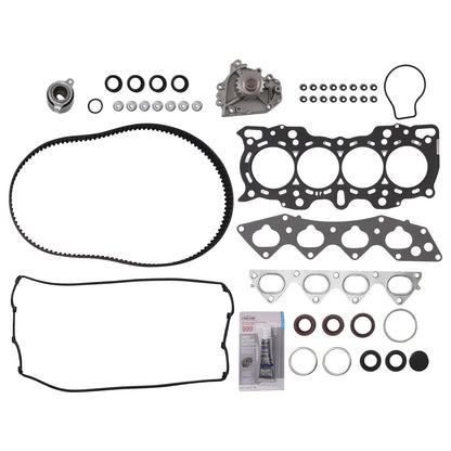 Head Gasket Set Timing Belt Kit & Water Pump for Honda CR-V 2.0L (1997–2001)