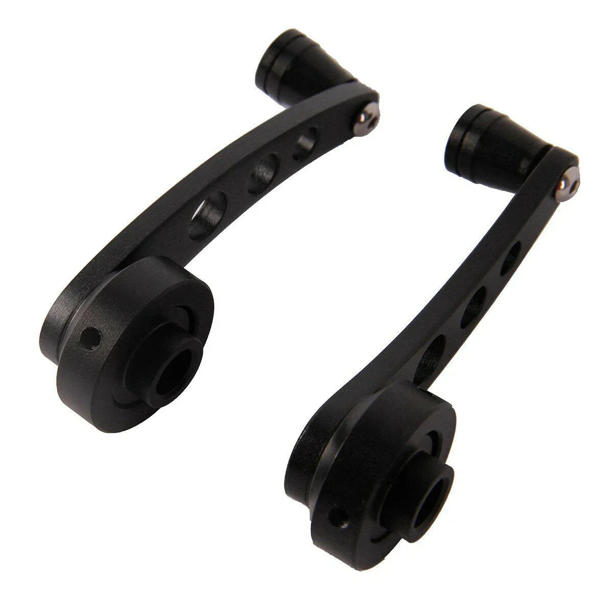 Aluminum Car Window Door Winder Cranks Black for Universal (AU Ship)