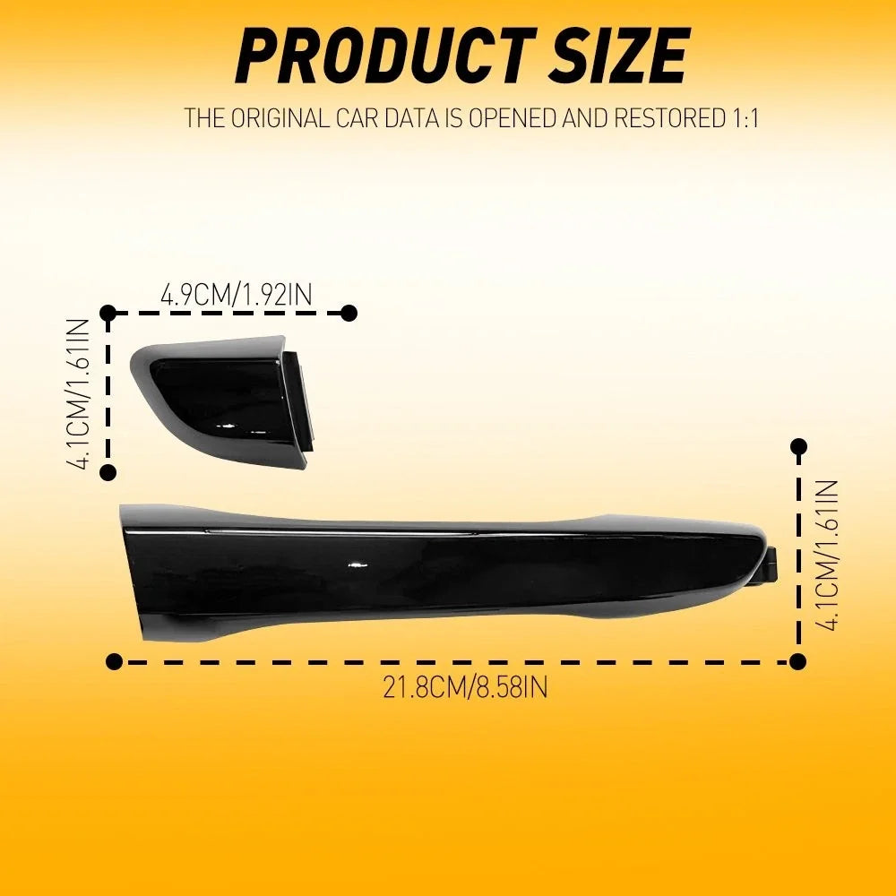 Rear Right Side Outside Door Handle for Hyundai Elantra Sedan (2017–2020)