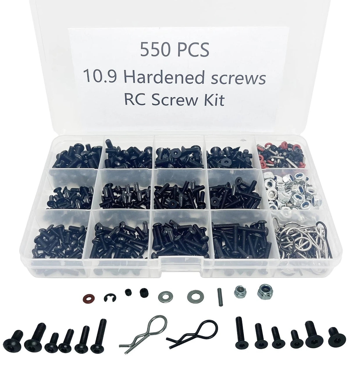 RC Screw Kit 1000pcs for Traxxas Axial Redcat HPI Arrma SCX10