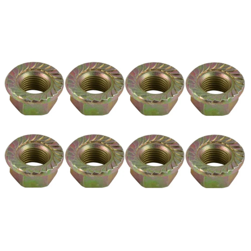 Set of 8 Flange Wheel Lug Nuts for Polaris Ranger 500 570 800 900