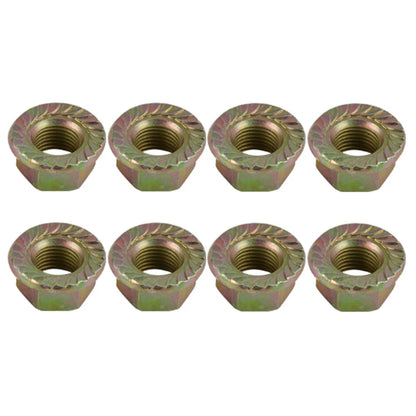 Set of 8 Flange Wheel Lug Nuts for Polaris Ranger 500 570 800 900