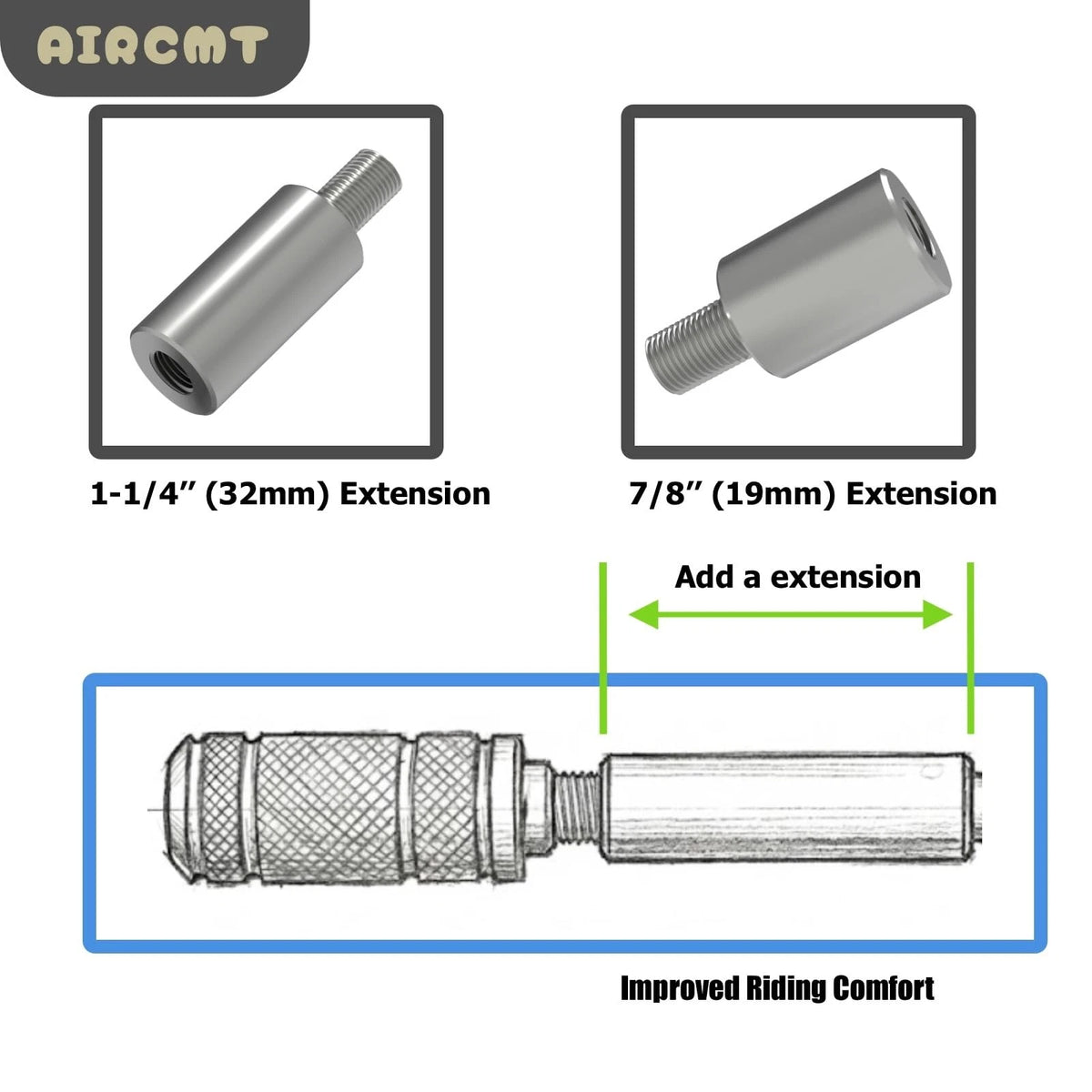 32mm Gear Shift Lever Foot Peg Extension for Harley (Fits )
