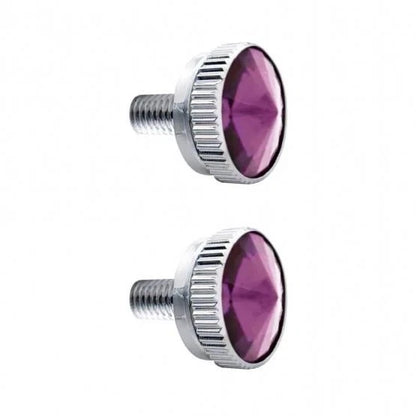 Set of 2 Chrome CB Radio Mounting Bolts 5mm for Universal Use (UP#21762)