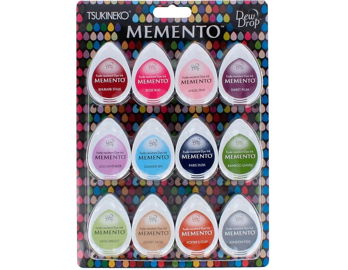 12-Piece Memento Dew Drops Assortment - Fade-Resistant Sorbet Scoops