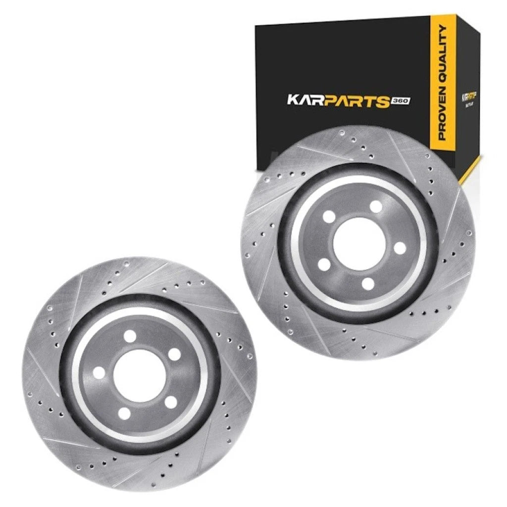 Drilled and Slotted Rotors for Dodge Challenger (2008–2023) ALX-PAU-DF-7002-39021-CLA1