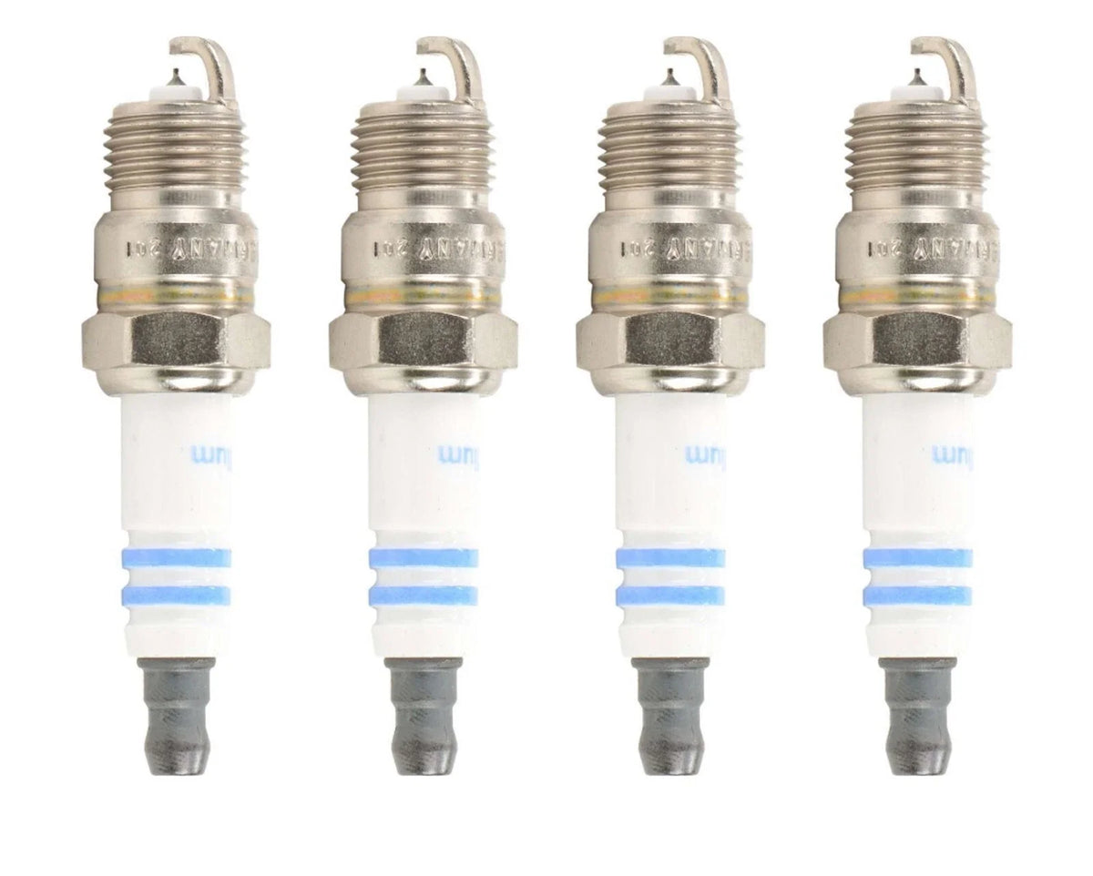 Set of 4 Double Iridium Spark Plugs for Pontiac Buick Chevy GMC (2.5L L4)
