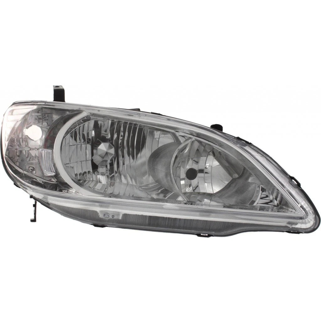 Passenger Side Headlight for Honda Civic (2004–2005) HO2503121, CLX-M0-20-6499-01-9