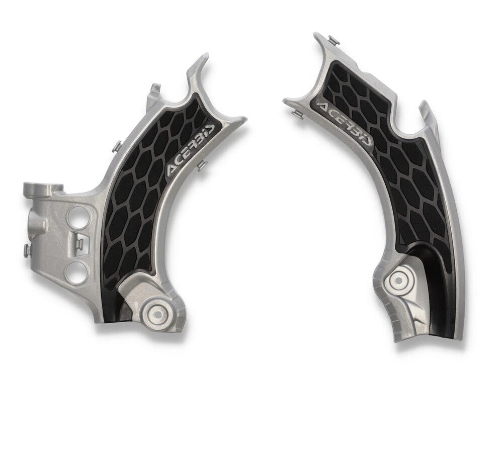 X-Grip Frame Guards for Acerbis (2911441015) Gray/Black