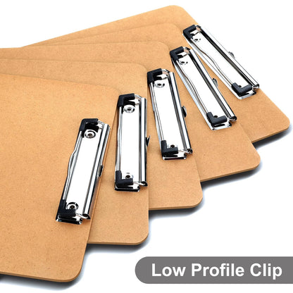 Set of 2 Wood Clipboards for Letter Size (No Part Numbers)