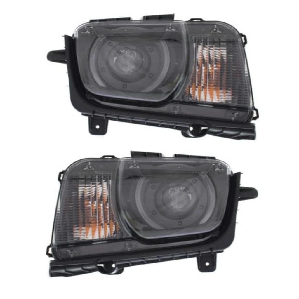 Headlights Pair for Chevy Camaro (2010–2015) | GM2503340, GM2502340, CLX-M0-USA-SET-REPC100327-CL360A70
