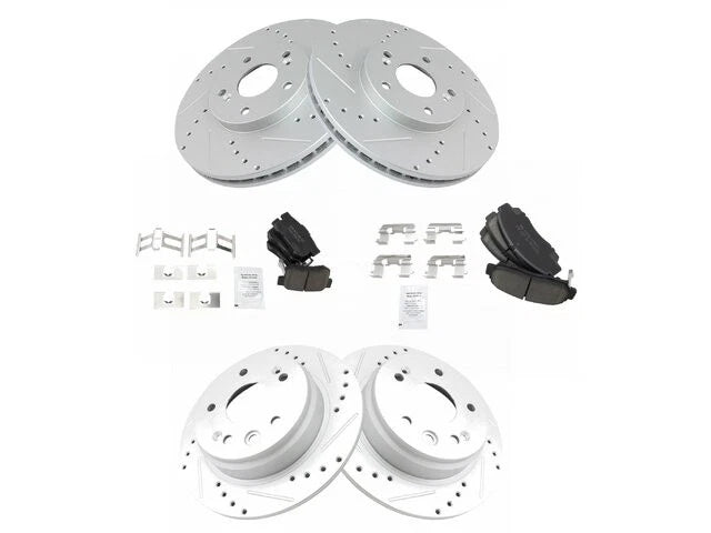 Brake Pad and Rotor Kit for Acura TL (1999–2003) 33671YVDF