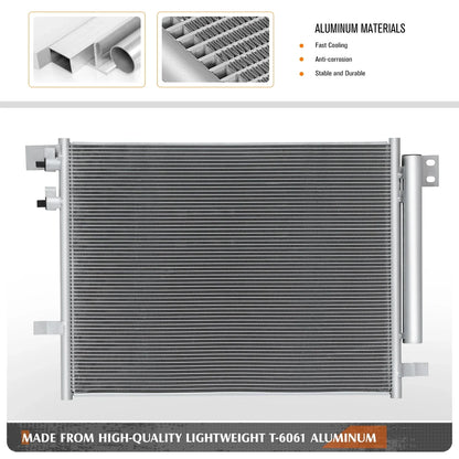 A/C Condenser for Cadillac ATS CTS (2013–2015) Aluminum Core Replacement