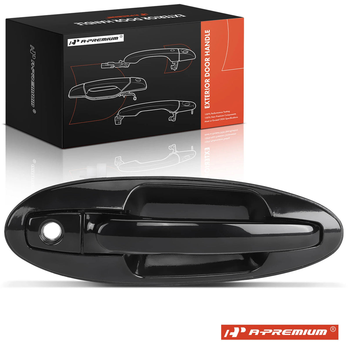 Front Right Exterior Door Handle for Hyundai Sonata, Kia Optima (2002–2005) - 826603C000, KI1311110