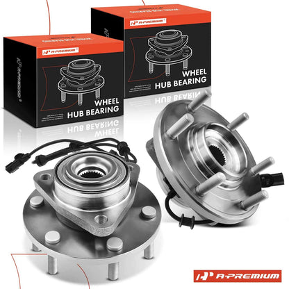 2X Front Wheel Hub & Bearing Assembly for Nissan Titan (2017–2023) 40202EZ30A, 515185