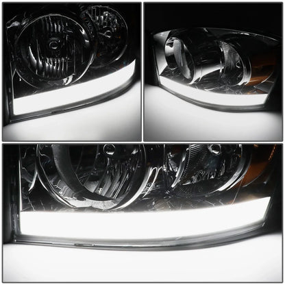 LED DRL for Dodge Ram Pickup (2006–2009) Smoked Housing Amber Side Lamp