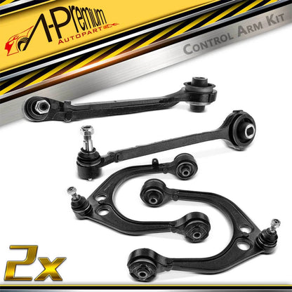 Set of 4 Front Control Arms with Ball Joints for Dodge Charger (2006–2016) - 4782612AA, 4782612AB, 4782612AC, 4782612AD