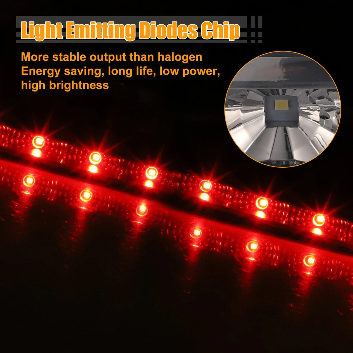LED Third High Mount Brake Light 1R3Z13A613AB for Ford Mustang 