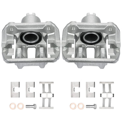 Set of 2 Rear Brake Calipers w/ Brackets for Acura TL (1999–2008) 19B2588