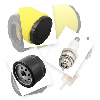 Air Filter & Oil Filter Set for 33M677 LT19538 Motors