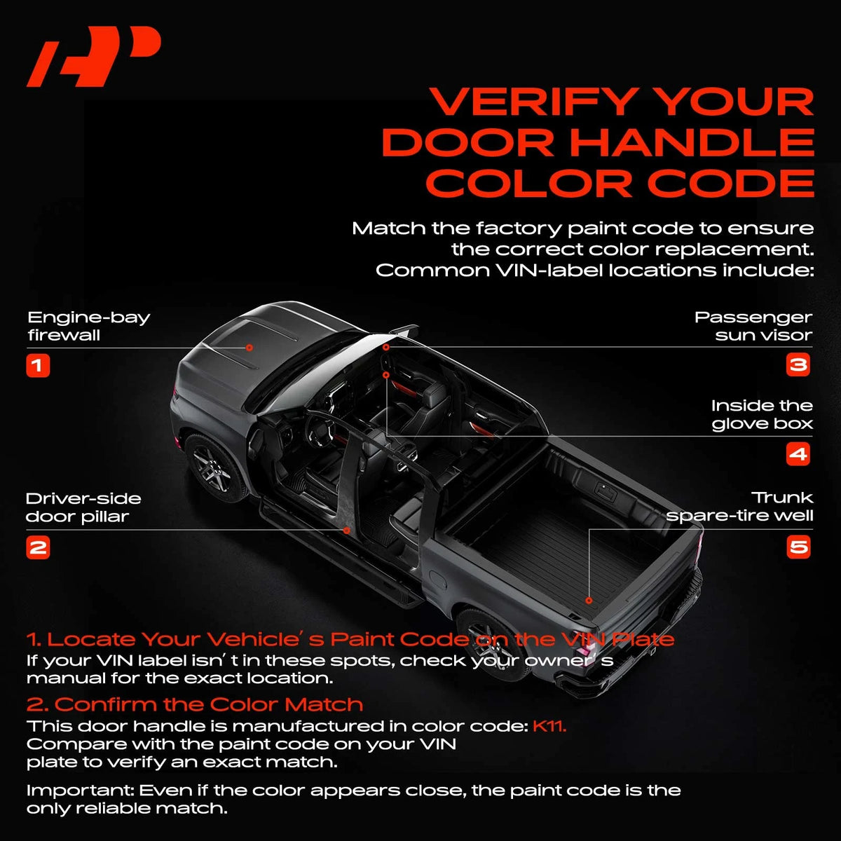 Rear Passenger Exterior Door Handle for Nissan Altima (2002–2006) 808703Z800
