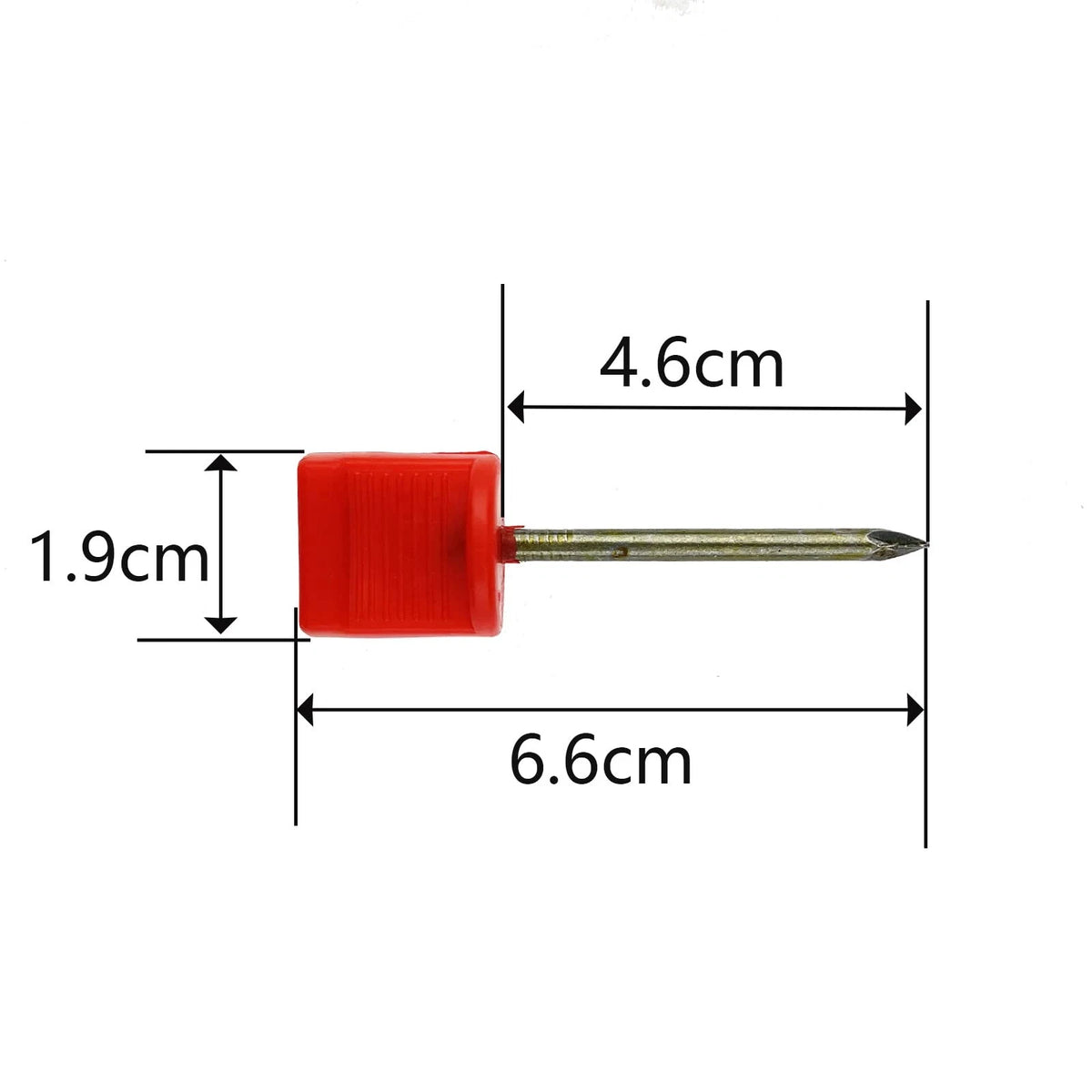24 Pack Archery Target Pins for Paper Face Holder - 6.6cm Sturdy Foam
