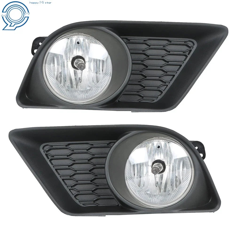 Set of 2 Clear Front Bumper Fog Lights for Dodge Charger (2011–2014)