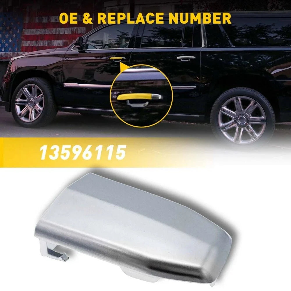 Chrome Door Lock Cylinder Cover Trim for Cadillac Escalade (2015–2019)