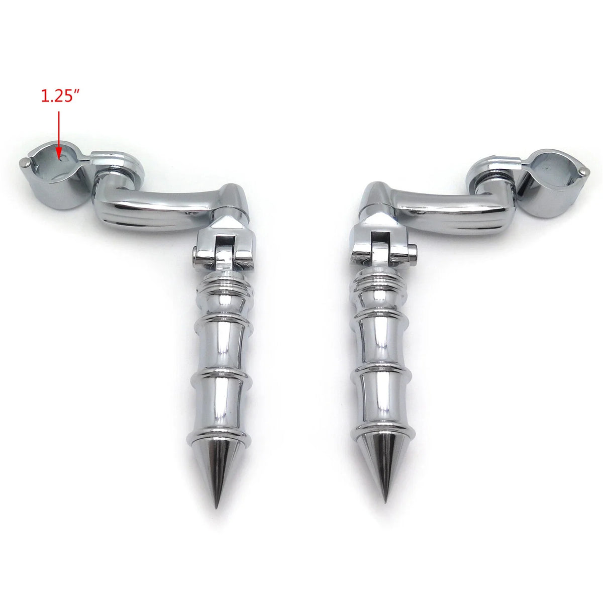Foot Pegs for Harley Touring Dyna (1 1/4" Engine Guard Mounts)