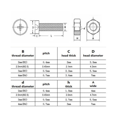 320 Pcs M3 Male Female Plastic Nylon Hex Standoff Spacer Set