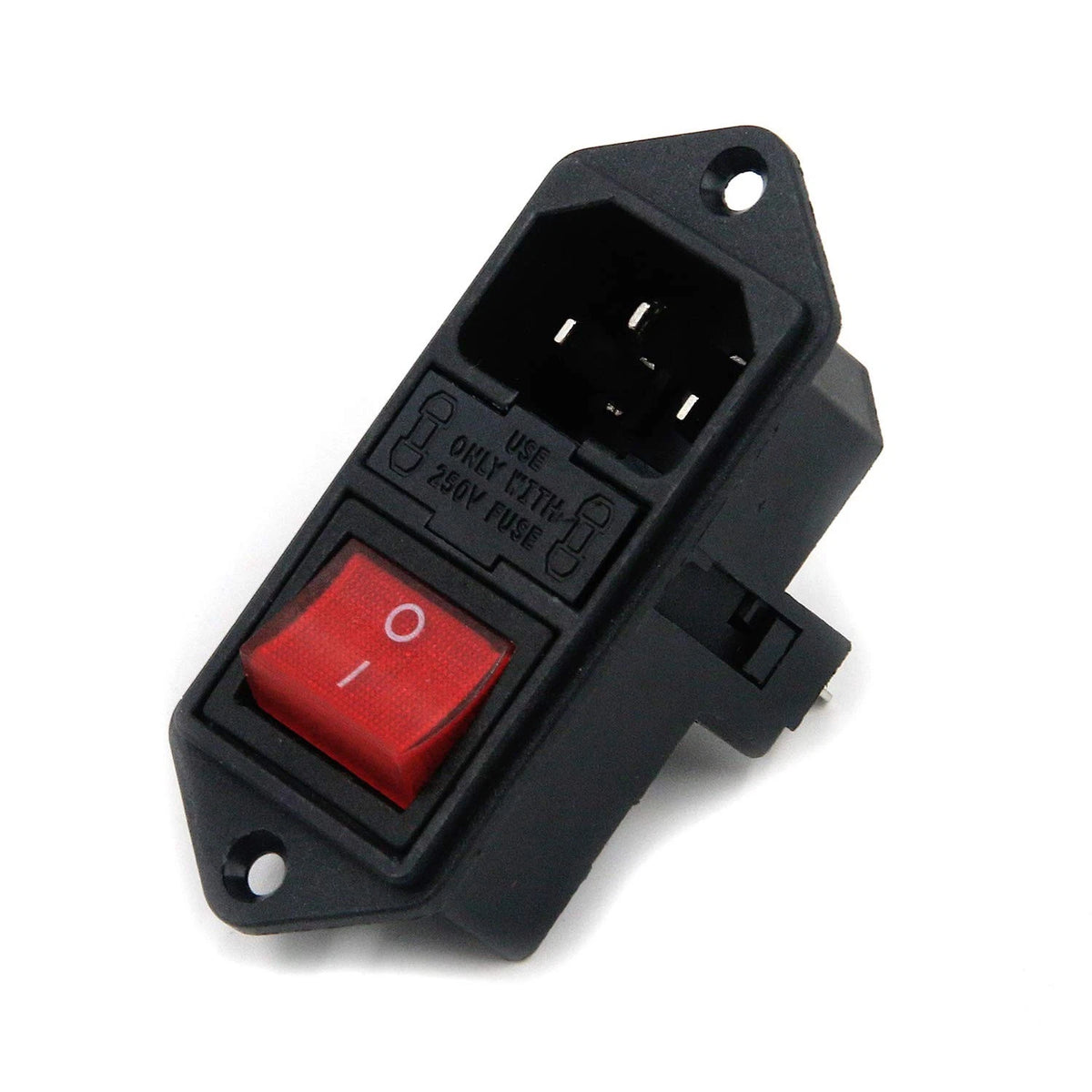 Inlet Module Plug 3 Pin IEC320 C14 for Automotive Applications