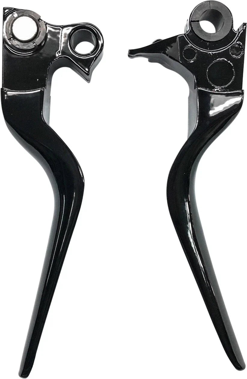 Lsr Lever Set Black for Harley Davidson FLHR Road King (1996–2005)