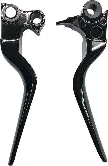 Lsr Lever Set Black for Harley Davidson FLHR Road King (1996–2005)
