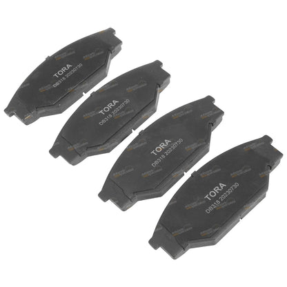 2 x Front Disc Brake Pad Set for Toyota Dyna LH80R YH81R (1985–1995)