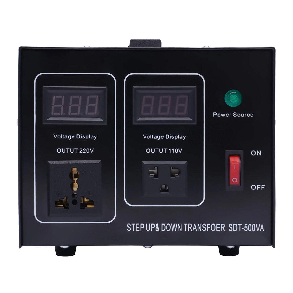 500W Voltage Converter Transformer 110V to 220V/240V to 120V