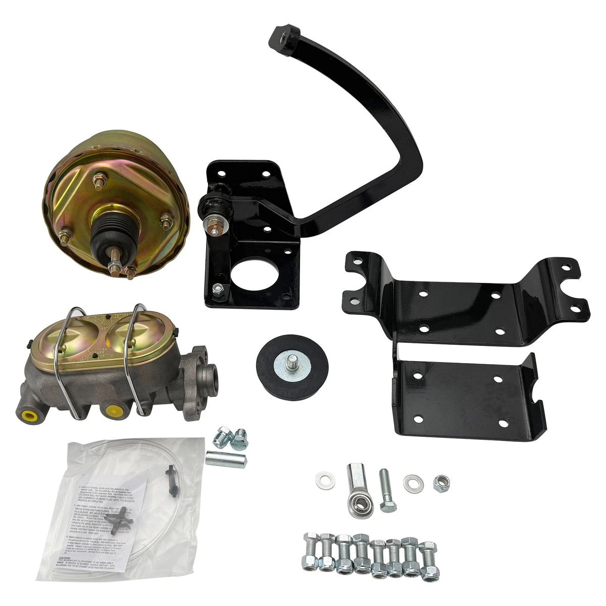 7" Dual Booster Master Cylinder Under Floor Kit for 1932 Ford Car
