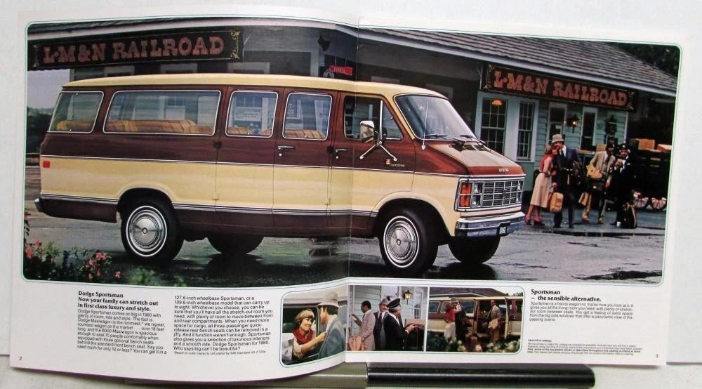 Dodge Sportsman Wagon MaxiWagon Brochure (1980)