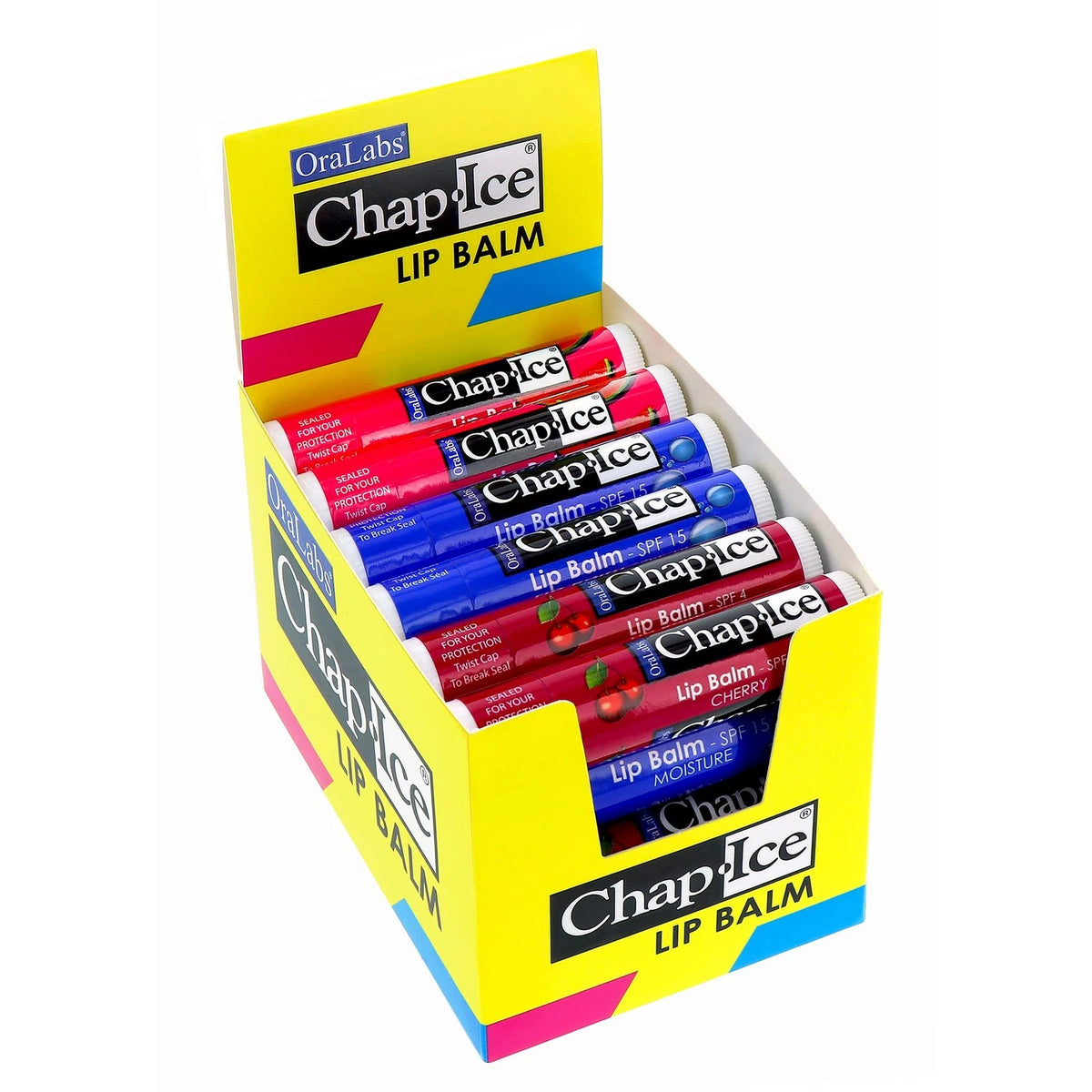24 Count Lip Balm Assorted for Premium and Traditional Use