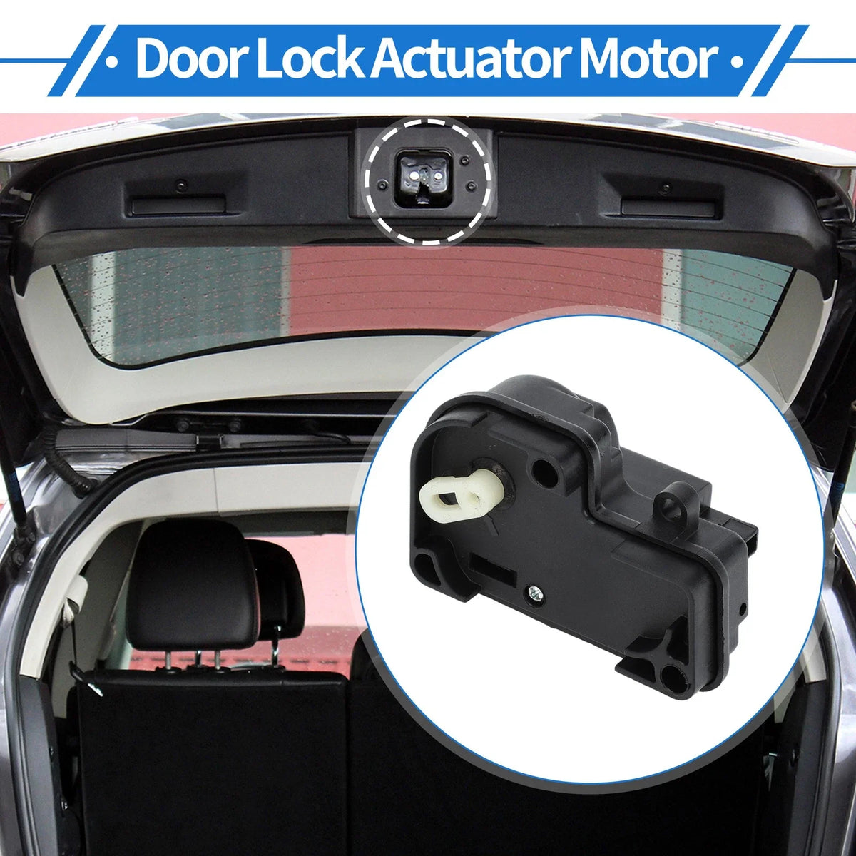 Rear Liftgate Door Lock Actuator for Jeep Compass (2007–2017) No. 4589176AA/4589176AB