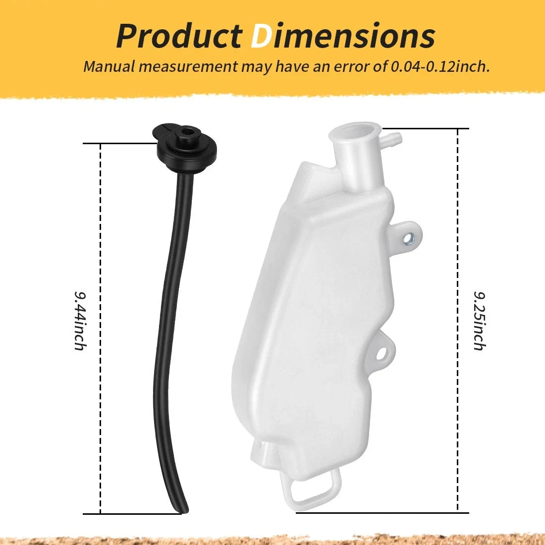Radiator Coolant Overflow Tank for Yamaha YZF-R6 (1999–2002)