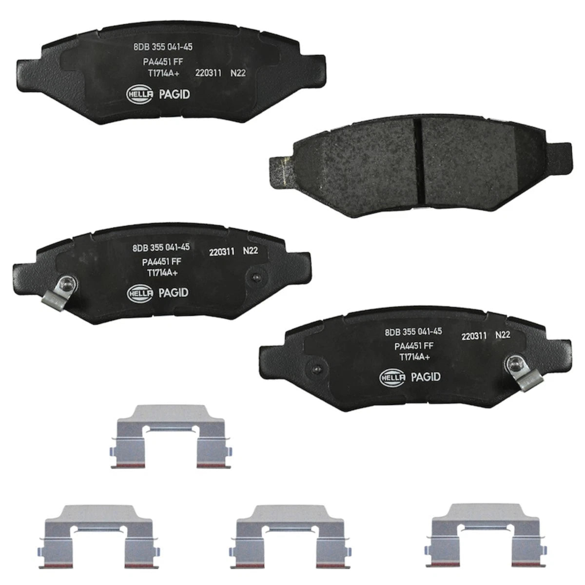 Set of 4 Brake Pad Sets for Cadillac CTS (2008–2014) SET-H57355047231
