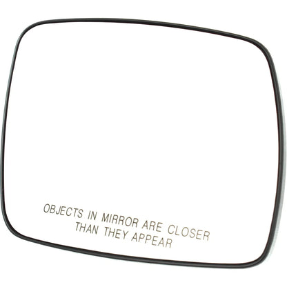 Right Mirror Glass with Backing Plate for Dodge Journey (2009–2018)