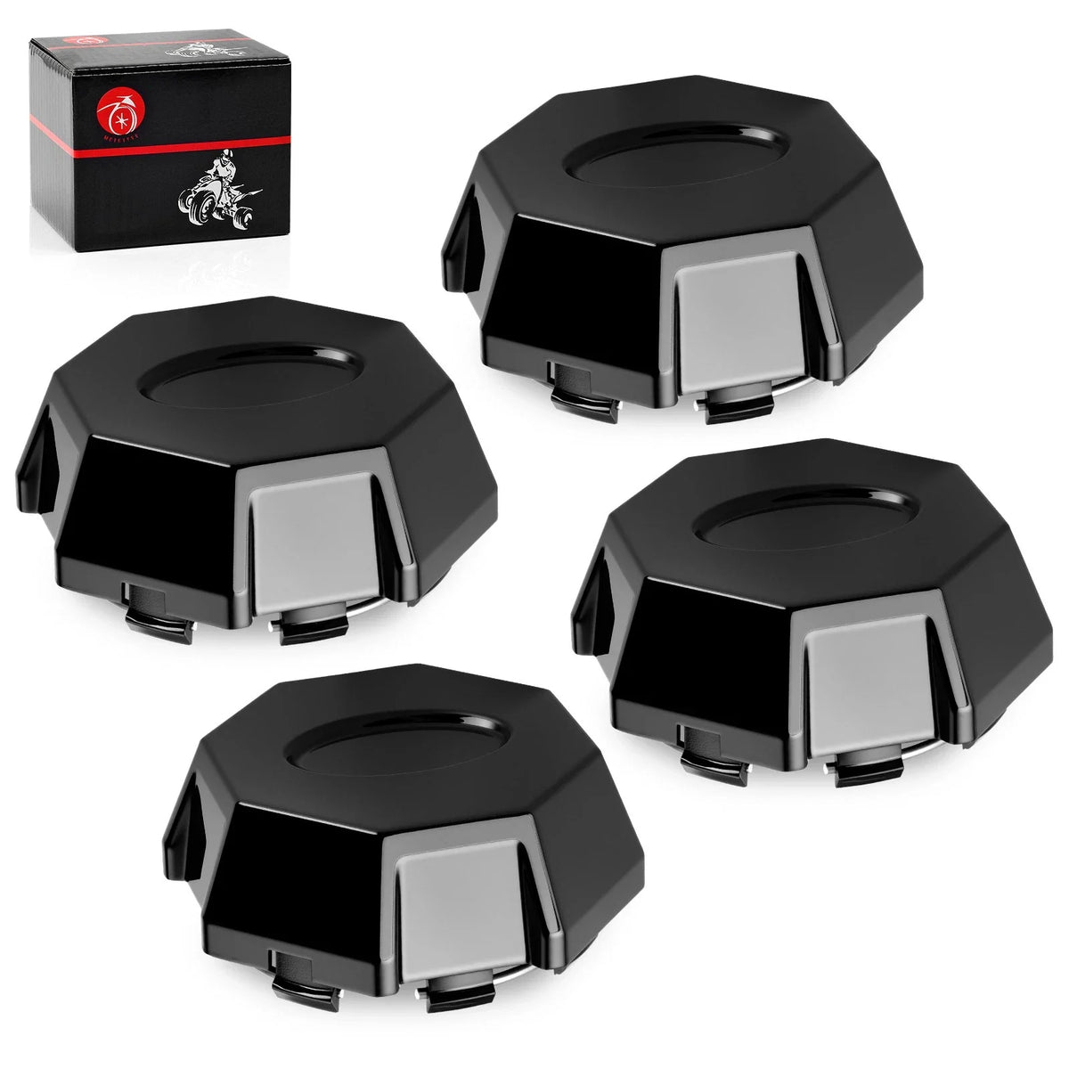 Set of 4 Wheel Rim Caps for Polaris Ranger XP 900 (2013–2019) 1521954-067